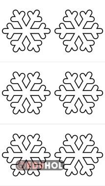 Yılbaşı kar taneleri