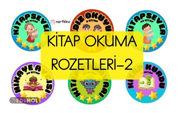 KİTAP OKUMA ROZETLERİ-2