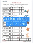 KELİME BİLGİSİ 1. VE 2. SINIF - HAYVANLAR
