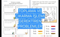 TOPLAMA VE ÇIKARMA İŞLEMİ GEREKTİREN PROBLEMLER
