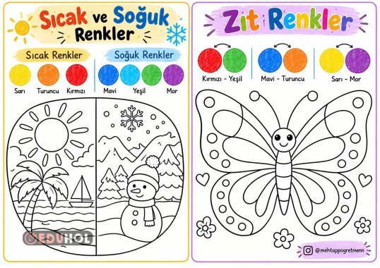 RENKLERİ KEŞFEDİYORUZ 🎨