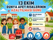 DÜNYA AFET RİSKLERİNİ AZALTMA GÜNÜ PANO