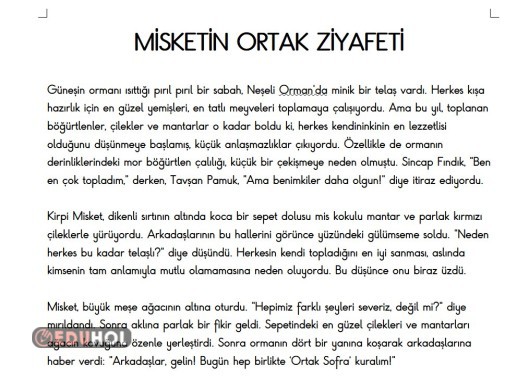 Okuma-Anlama Metni (Metin Soruları ile birlikte)