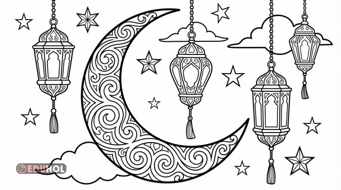 RAMAZAN AYI BOYAMA SAYFASI