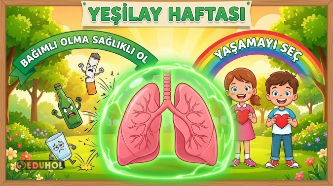 YEŞİLAY HAFTASI PANO AFİŞ ÇALIŞMASI