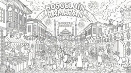 RAMAZAN AYI BOYAMA SAYFALARI