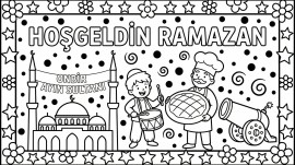 RAMAZAN AYI BOYAMA SAYFASI