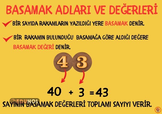 BASAMAK DEĞERLERİ 2.SINIF A4 PANO AFİŞLERİ
