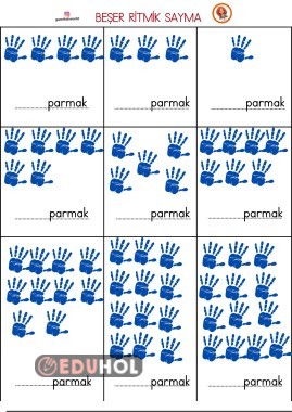 BEŞER RİTMİK SAYMA DEFTER NOTU 2.SINIF