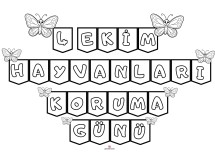 4 Ekim Hayvanları Koruma Günü Boyama2