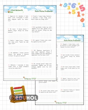 2.Sınıf Deste Düzine Problemleri