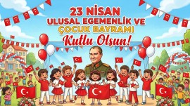 23 Nisan Akıllı Tahta Duvar Kağıdı Görseli