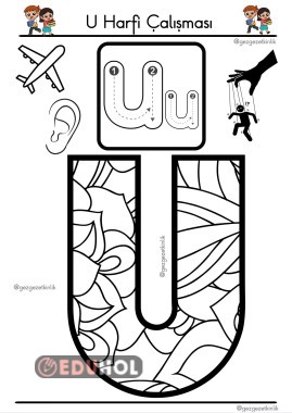 U harfi çalışması