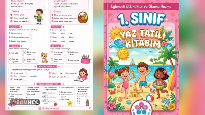 ☀️ 1. SINIF YAZ TATİL KİTABI ☀️