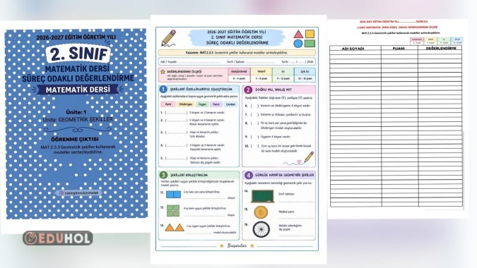 2. Sınıf Matematik | Süreç Odaklı Değerlendirme