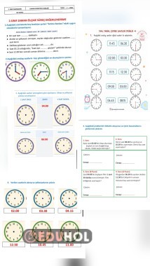 2. Sınıf zaman ölçme süreç değerlendirme daha fazlası için takip