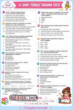 4.SINIF TARAMA TESTİ