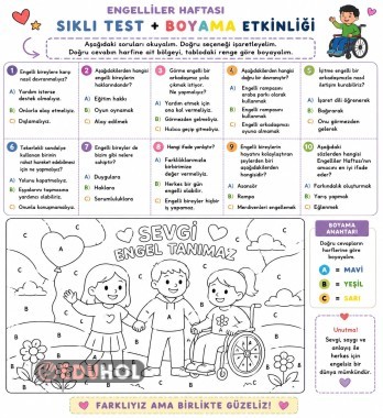 🌈 ENGELLİLER HAFTASI ETKİNLİĞİ 🌈