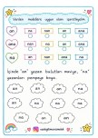 1.SINIF  N SESİ ÇALIŞMA SAYFASI