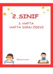 2.SINIF 3. HAFTA SONU ÖDEVİ