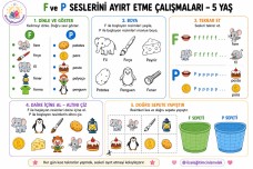 🩷 5 Yaş F–P Seslerini Ayırt Etme Etkinliği | Ses Farkındalığı Çalışması