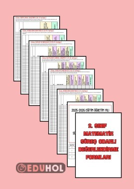 MATEMATİK SÜREÇ ODAKLI DEĞERLENDİRME FORMLARI