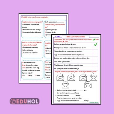 SINIFTA KARAR ALIRKEN ETKİNLİĞİ