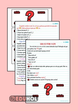 SORU EKİ Mİ'NİN YAZIMI DEFTER NOTU
