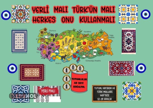 YERLİ MALI HAFTASI PANO