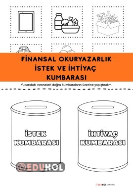 İSTEK VE İHTİYAÇ KUMBARASI EŞLEŞTİRME