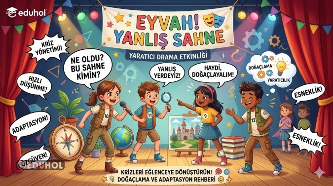Eyvah! Yanlış Sahne ! Yaratıcı Drama Etkinliği! 7-14 yaş