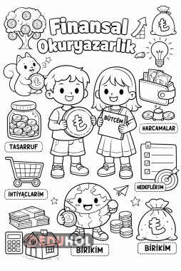 Finansal Okuryazarlık Boyama Etkinliği!