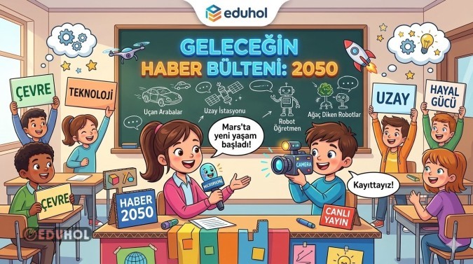 Geleceğin Haber Bülteni 2050! Yaratıcı Drama Etkinliği!