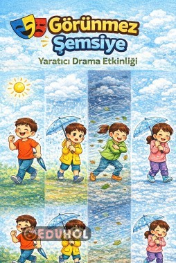 Görünmez şemsiye ! Yaratıcı drama etkinliği! 6-12 yaşa uygundur!
