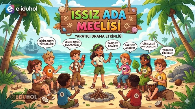 Issız Ada Meclisi! Yaratıcı drama etkinliği!