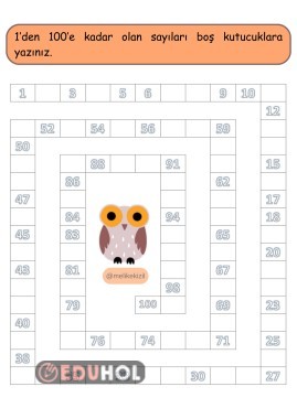 1'er Ritmik Sayma Etkinliği