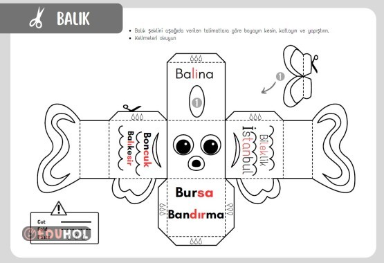 B Sesi Balık Boya Kes Katla Ya... · Eduhol - Etkinlik İndir Oyun Oyna ...