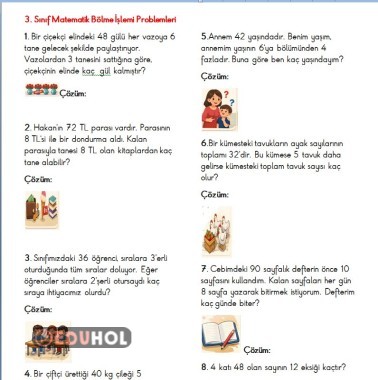 Bölme İşlemi Problemeleri