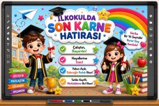 4.sınıf için dijital karne panosu