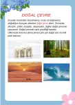 3. Sınıf Doğal Çevre ve Yapay Çevre Defter Notu
