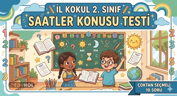 2. Sınıf Saatler Konusu Testi