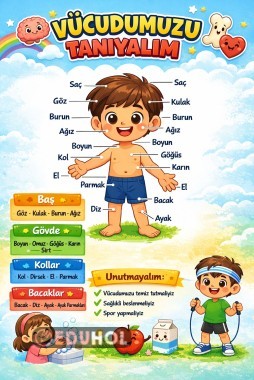 VÜCUDUMUZU TANIYALIM / BOŞLUK DOLDURMA