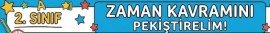 2. Sınıf Zaman Kavramı Değerlendirme Testi