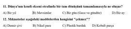 4. SINIF MİNİ TEST
