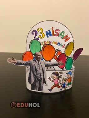 23 Nisan Atatürk'ün Çocuk Sevgisi Üç Boyutlu Etkinlik