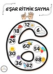 Ritmik Sayma (6'şar, 7'şer, 8'er, 9'ar Ritmik Sayma)