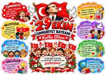 Cumhuriyet Bayramı Afişi