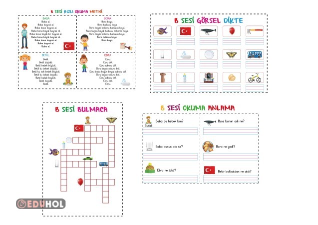 B Sesi Etkinlikleri · Eduhol - Etkinlik İndir Oyun Oyna Test Çöz Video İzle