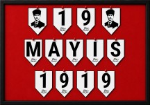 19 Mayıs 1919 Panosu -Siyah Beyaz Versiyon