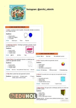 geometrik cisimler konu anlatımı